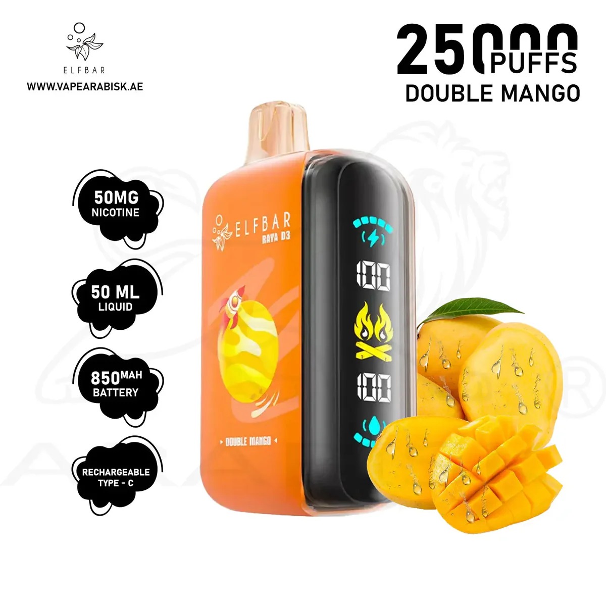 Elfbar Raya D3 Double Mango